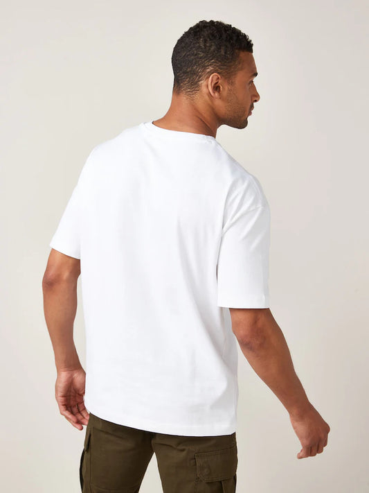 White Relaxed FitWhite Relaxed Fit T-Shirt